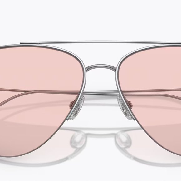 OLIVER PEOPLES CLEAMONS Sun in California Poppy Photochromic MSRP$619 OV1303ST - Picture 6 of 7